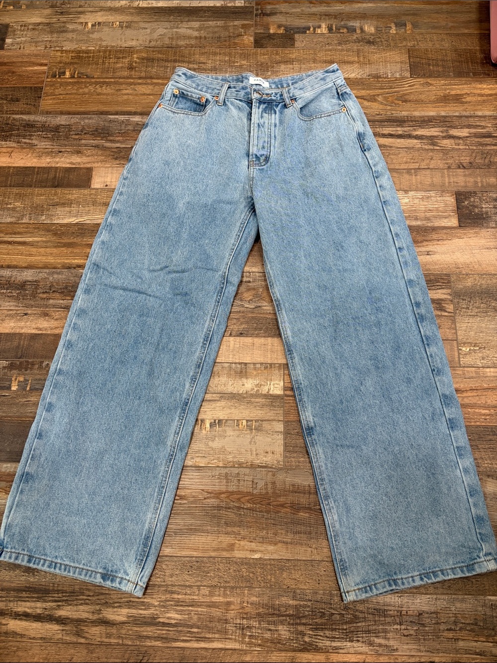 Parke Light Blue Women's Wide-Leg Jeans